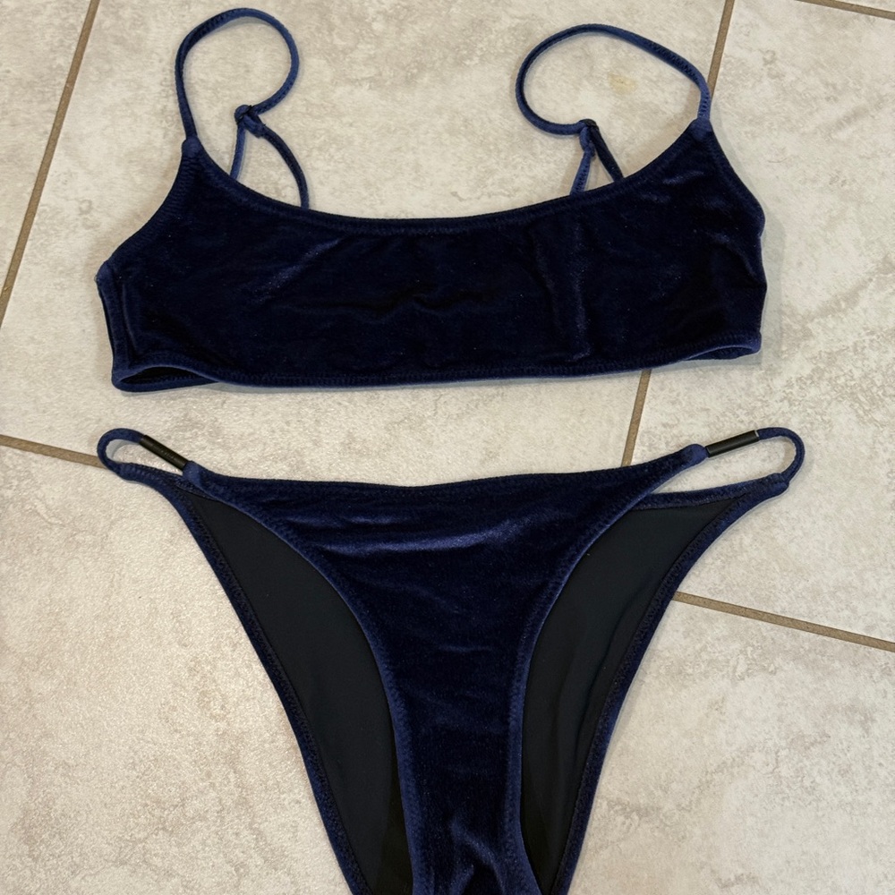 Triangl Swimwear Velvet Bikini Set